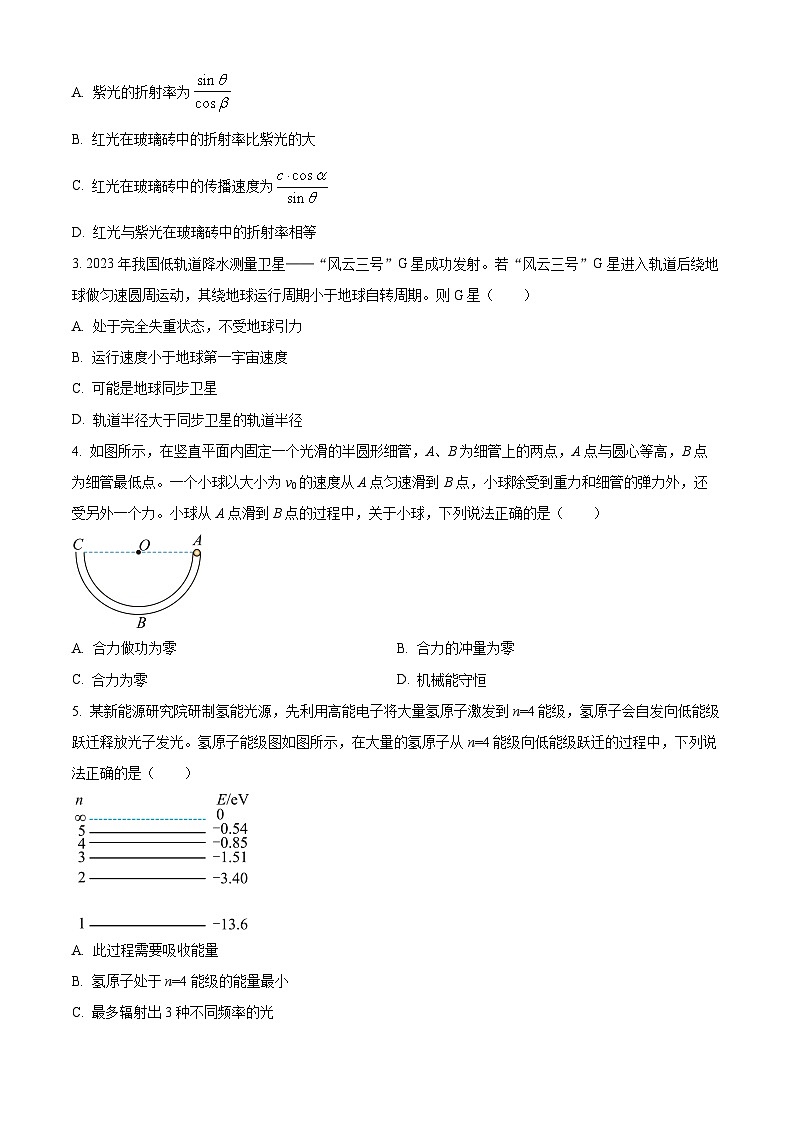 2023遵义高二下学期期末质量监测物理试题含解析02