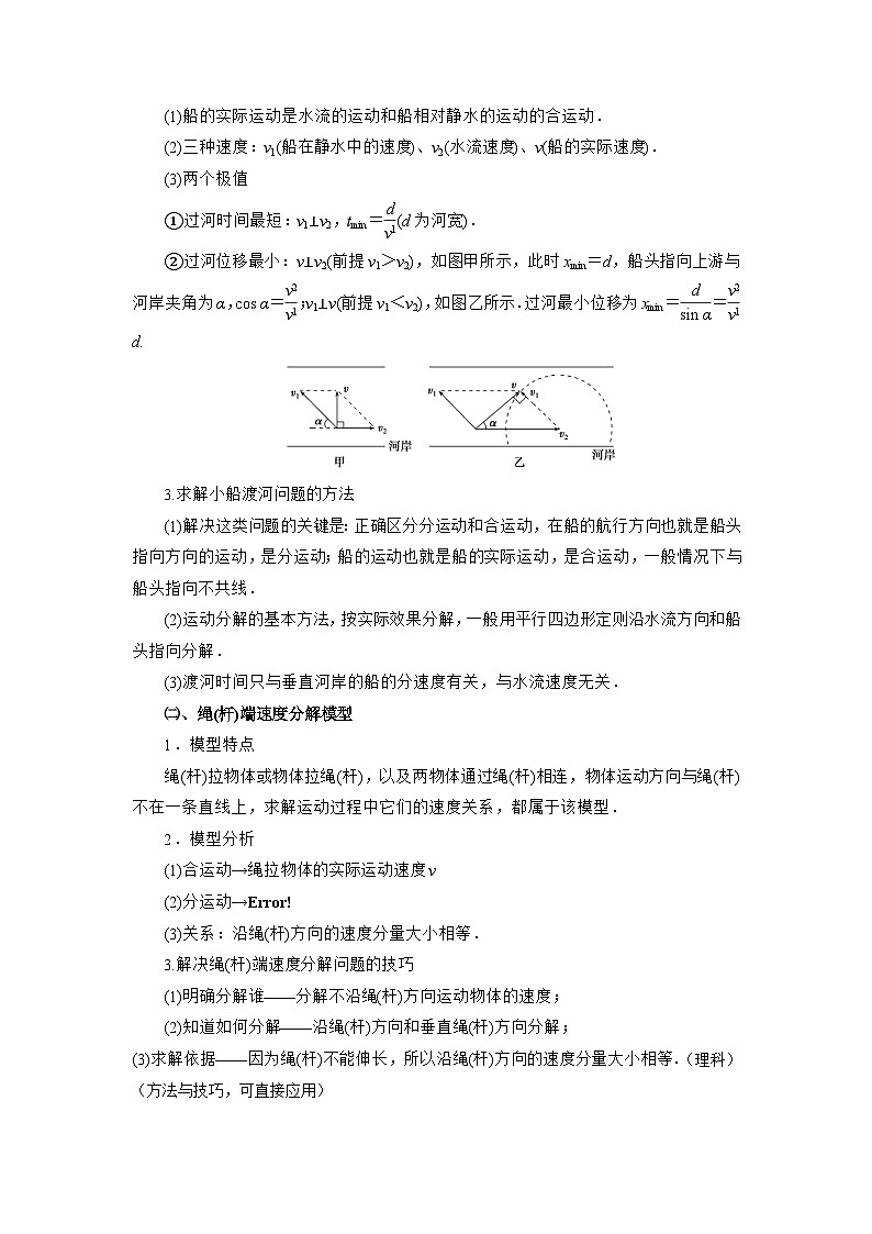 回归教材重难点03  力与曲线运动-【查漏补缺】2022年高考物理三轮冲刺过关（解析版） 试卷02