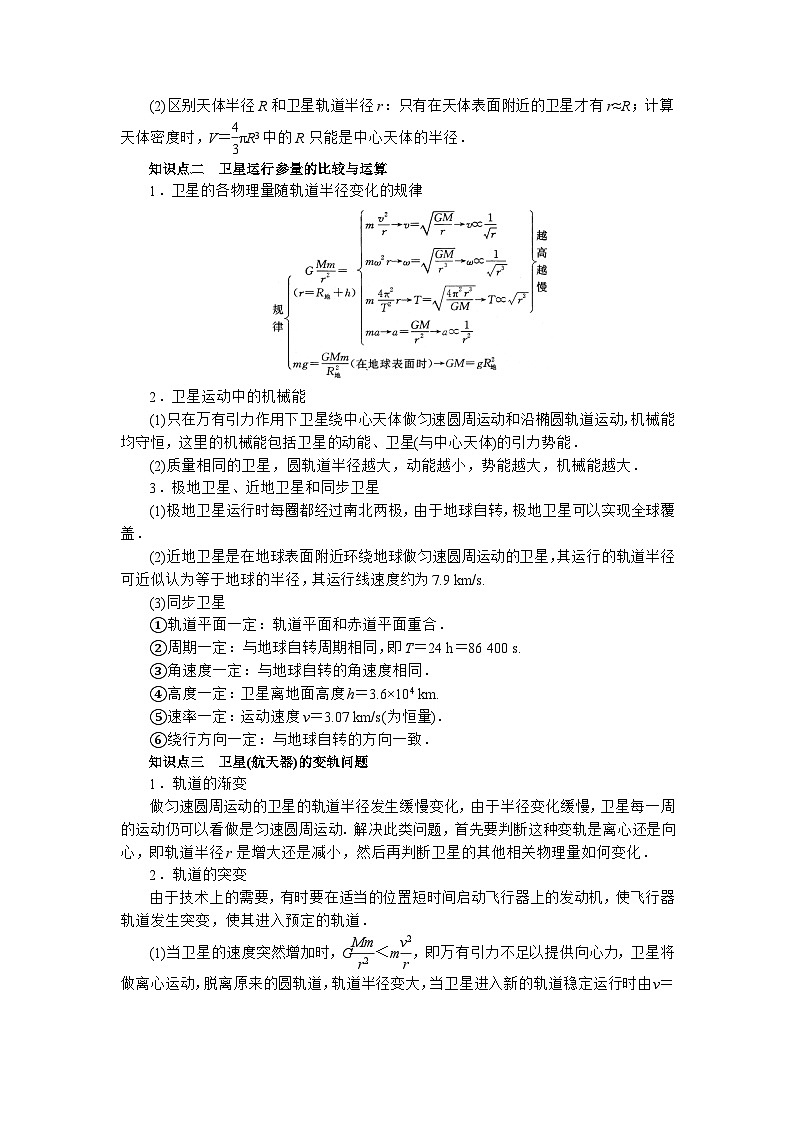 回归教材重难点04  万有引力与航天-【查漏补缺】2022年高考物理三轮冲刺过关（解析版）第2页