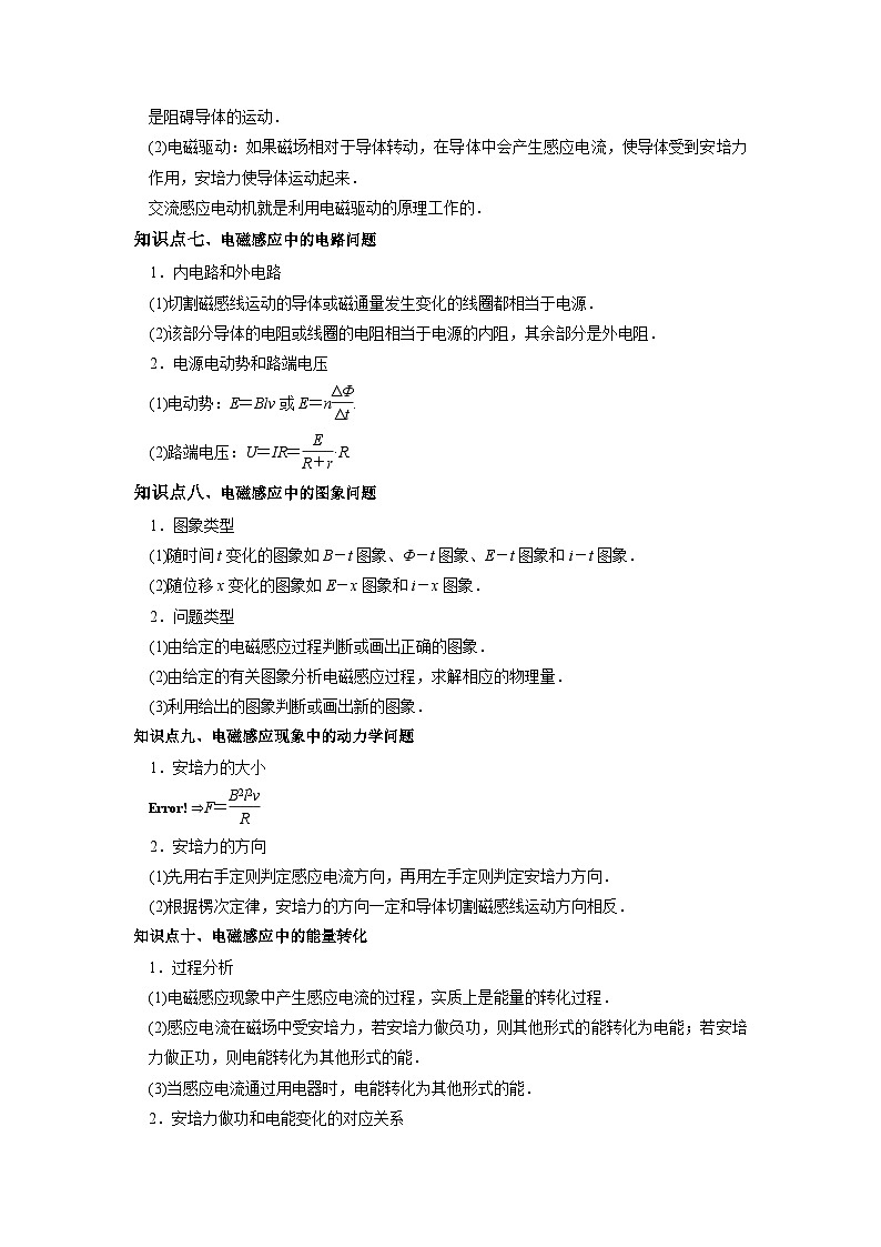 回归教材重难点11  法拉第电磁感应定律及其应用-【查漏补缺】2022年高考物理三轮冲刺过关（原卷版）03