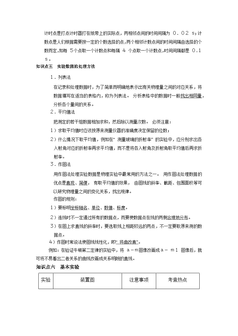 回归教材重难点16  力学实验-【查漏补缺】2022年高考物理三轮冲刺过关（原卷版）03