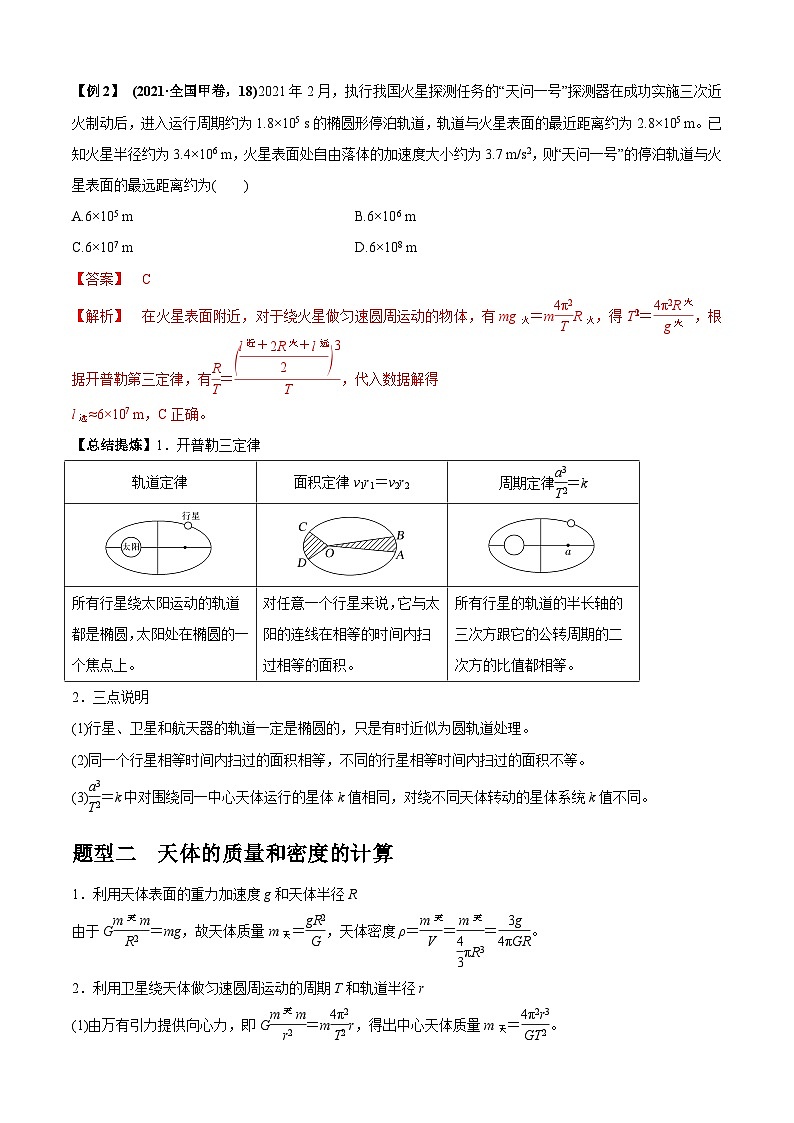 专题1.5 天体物理-2023届高考物理二、三轮复习总攻略（解析版）第3页