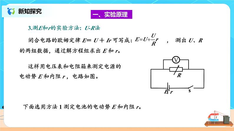 12.3 实验：电池电动势和内阻的测量 课件第6页