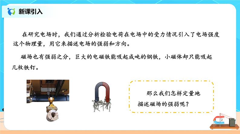 新教材 高中物理 必修三  13.2磁感应强度 磁通量 课件+教案+练习(含答案)03