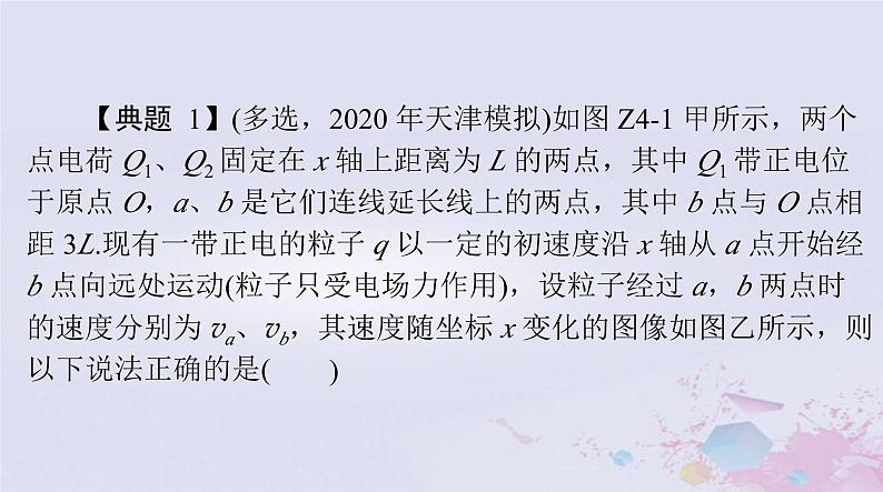 2024届高考物理一轮总复习第八章静电场专题四电场中的图像问题课件06