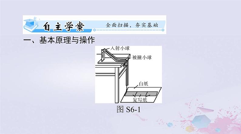 2024届高考物理一轮总复习第六章碰撞与动量守恒实验六验证动量守恒定律课件第2页