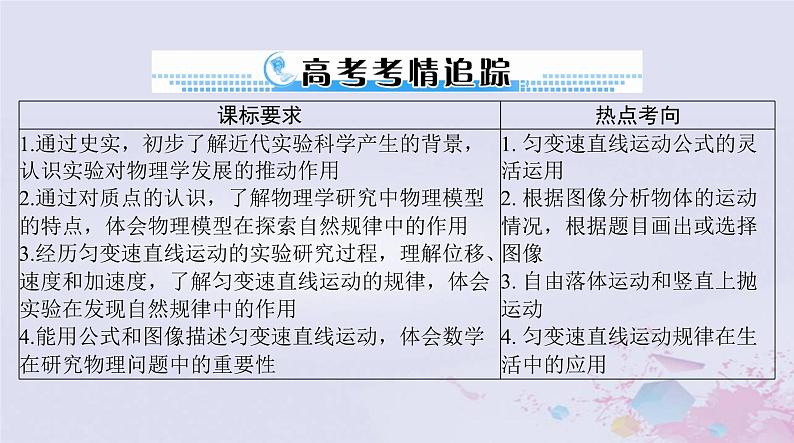 2024届高考物理一轮总复习第一章质点的直线运动第1节描述运动的基本概念课件02