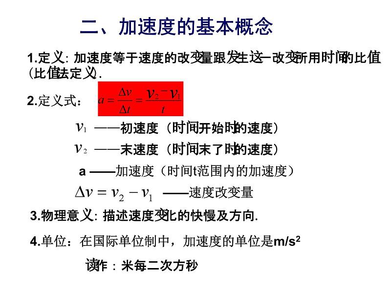 0105速度变化快慢的描述-加速度1课件PPT第7页