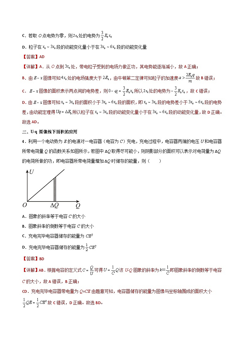 专题33 图像法（电学与热学图像线下面积的应用）-2023年高三物理二轮常见模型与方法强化专训专练（解析版）第3页