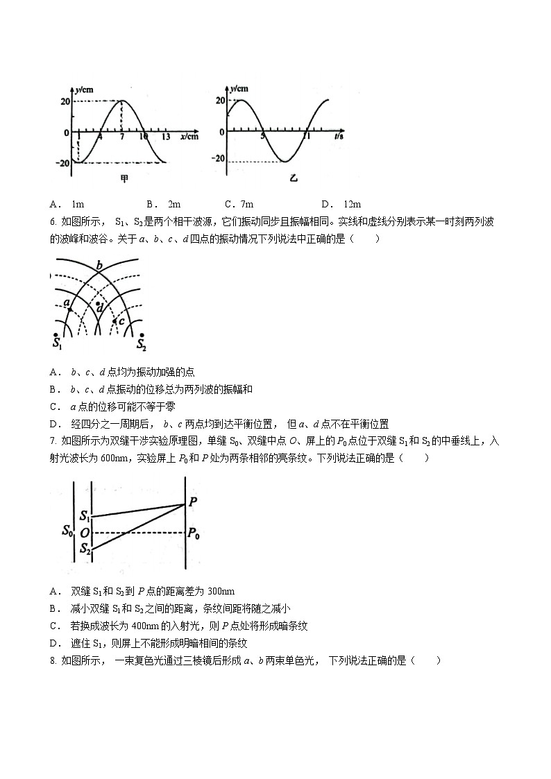陕西省商洛市洛南中学2022-2023学年高二下学期4月期中物理试题02