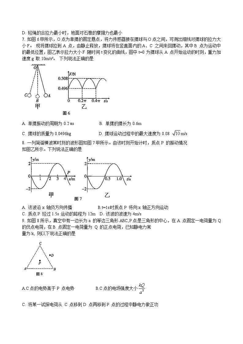 2024届贵州省贵阳市第一中学等七校联考高三上学期开学考试物理试题（解析版）03