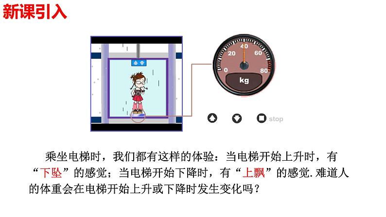 4.6 超重与失重（课件） 高一物理同步精品课堂（粤教版必修第一册）02