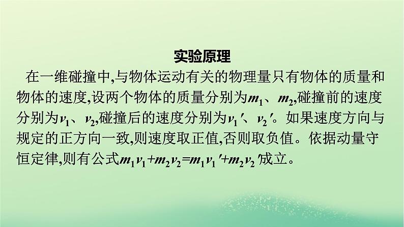 浙江专版2023_2024学年新教材高中物理第1章动量守恒定律4实验：验证动量守恒定律课件新人教版选择性必修第一册05