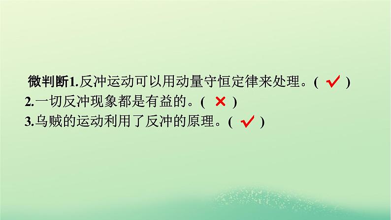 浙江专版2023_2024学年新教材高中物理第1章动量守恒定律6反冲现象火箭课件新人教版选择性必修第一册08