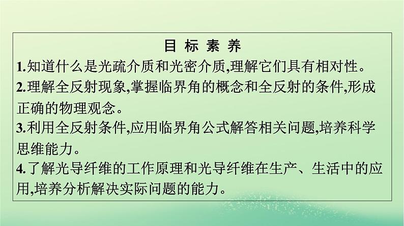 浙江专版2023_2024学年新教材高中物理第4章光2全反射课件新人教版选择性必修第一册第4页