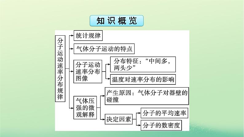 浙江专版2023_2024学年新教材高中物理第1章分子动理论3分子运动速率分布规律课件新人教版选择性必修第三册第5页