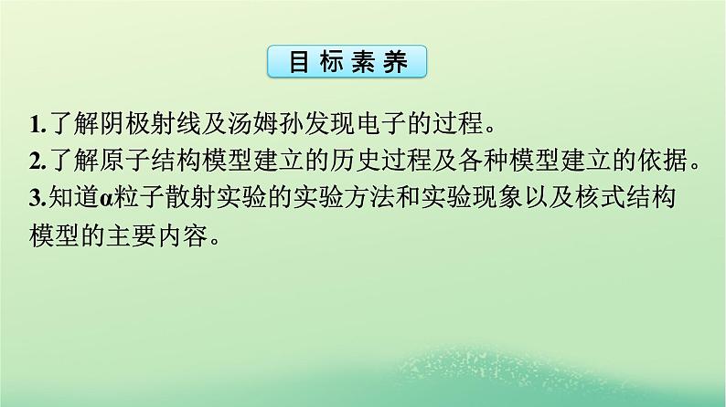 浙江专版2023_2024学年新教材高中物理第4章原子结构和波粒二象性3原子的核式结构模型课件新人教版选择性必修第三册04