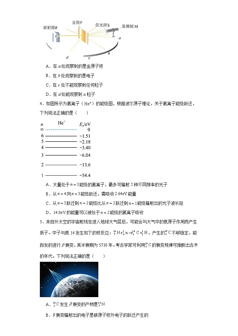 山东省青岛中学2022-2023学年高三下学期期末物理试题（含解析）第2页