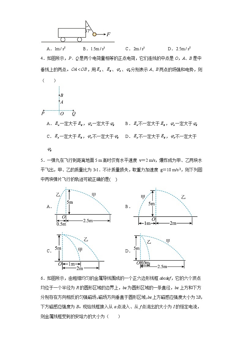 2023届安徽省滁州市定远县育才学校高三下学期二模物理试题（含解析）02