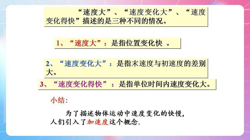 1.5加速度 粤教版（2019）高中物理必修第一册课件04