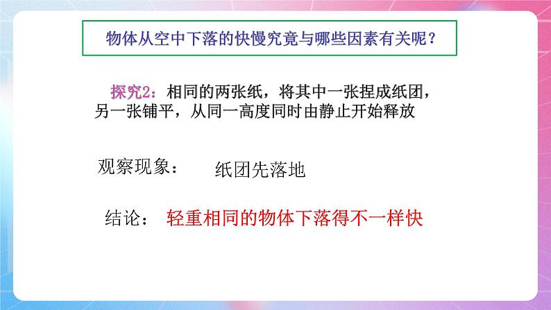 2.4自由落体运动 粤教版（2019）高中物理必修第一册课件06