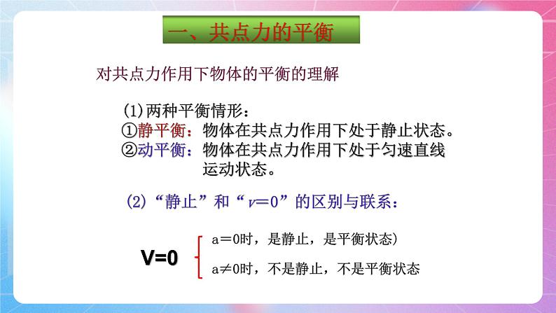 3.6共点力的平衡条件及其应用 粤教版（2019）高中物理必修第一册课件+视频08