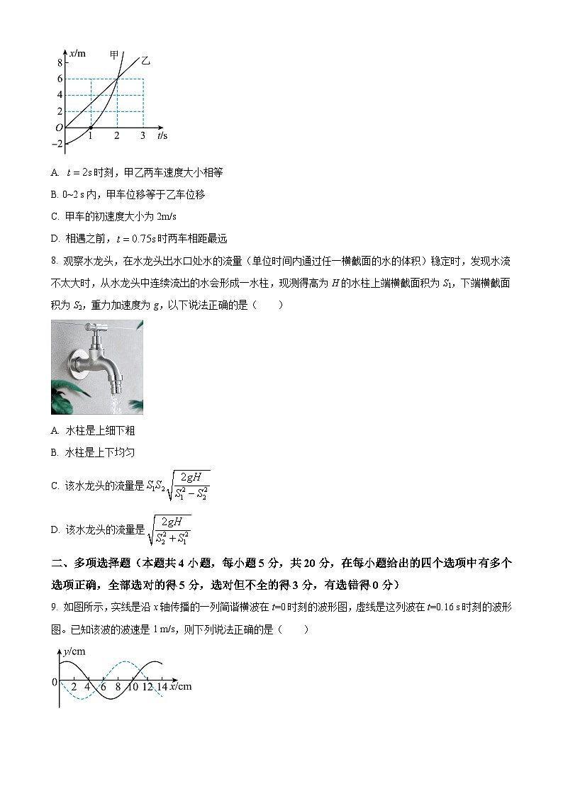 2023-2024学年四川省成都市石室中学高三上学期开学考试物理试题（解析版）03