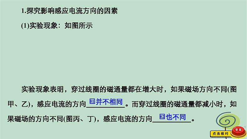 2023新教材高中物理第二章电磁感应1楞次定律作业课件新人教版选择性必修第二册第3页