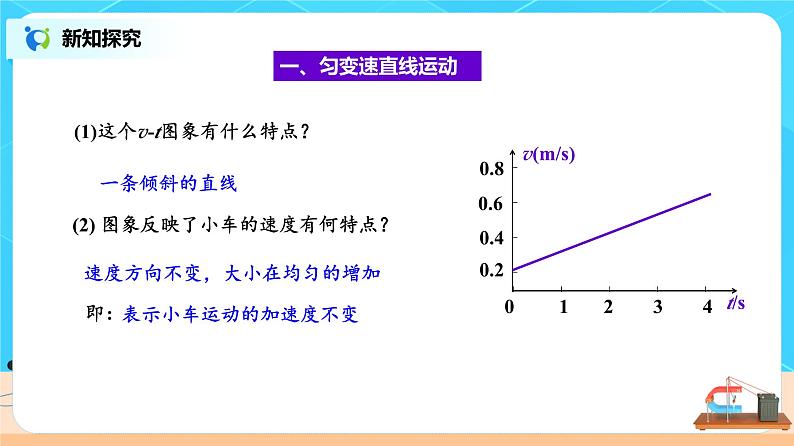 新教材 高中物理 必修一  2.2匀变速直线运动的速度与时间的关系 课件+教案+练习(含答案)04