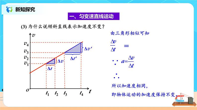 新教材 高中物理 必修一  2.2匀变速直线运动的速度与时间的关系 课件+教案+练习(含答案)05