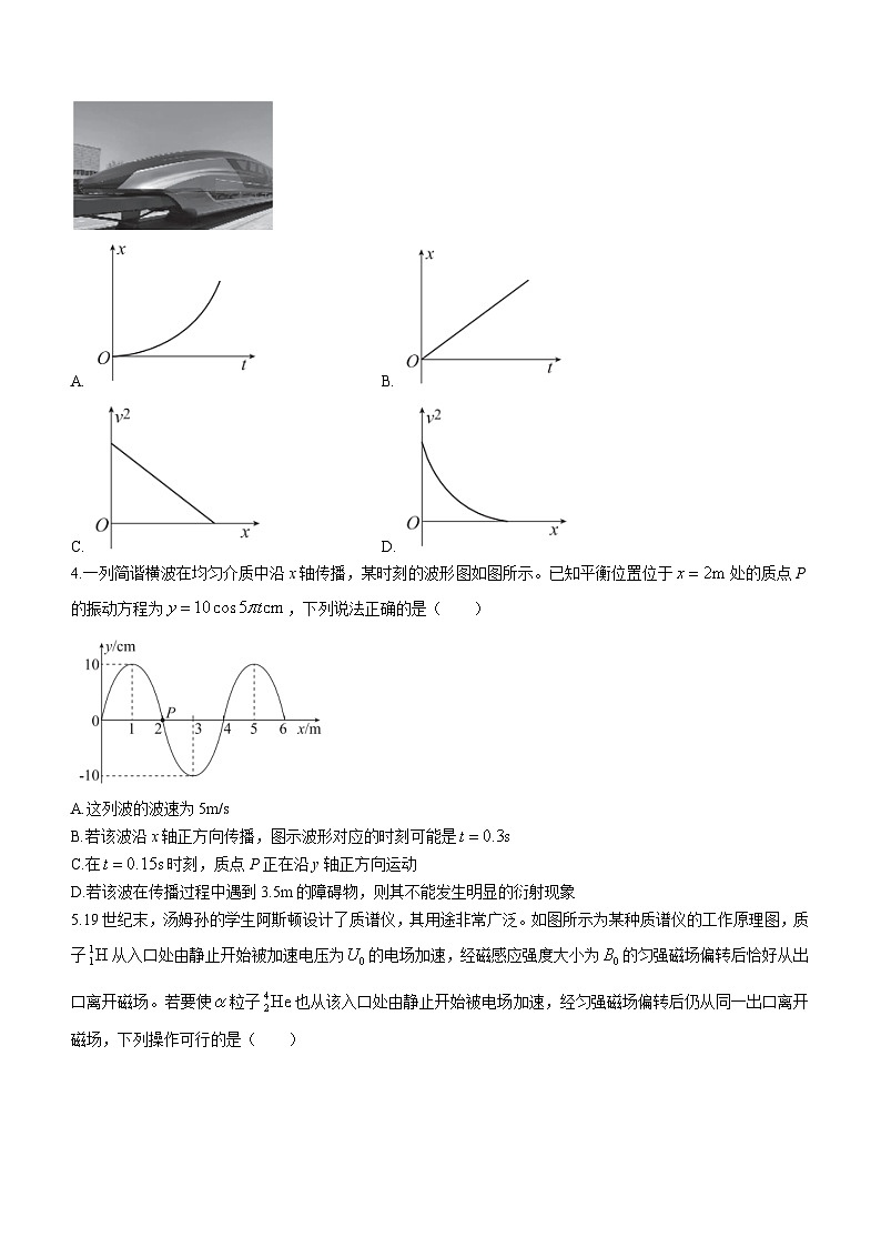广东省2023-2024学年高三上学期摸底联考物理试题第2页