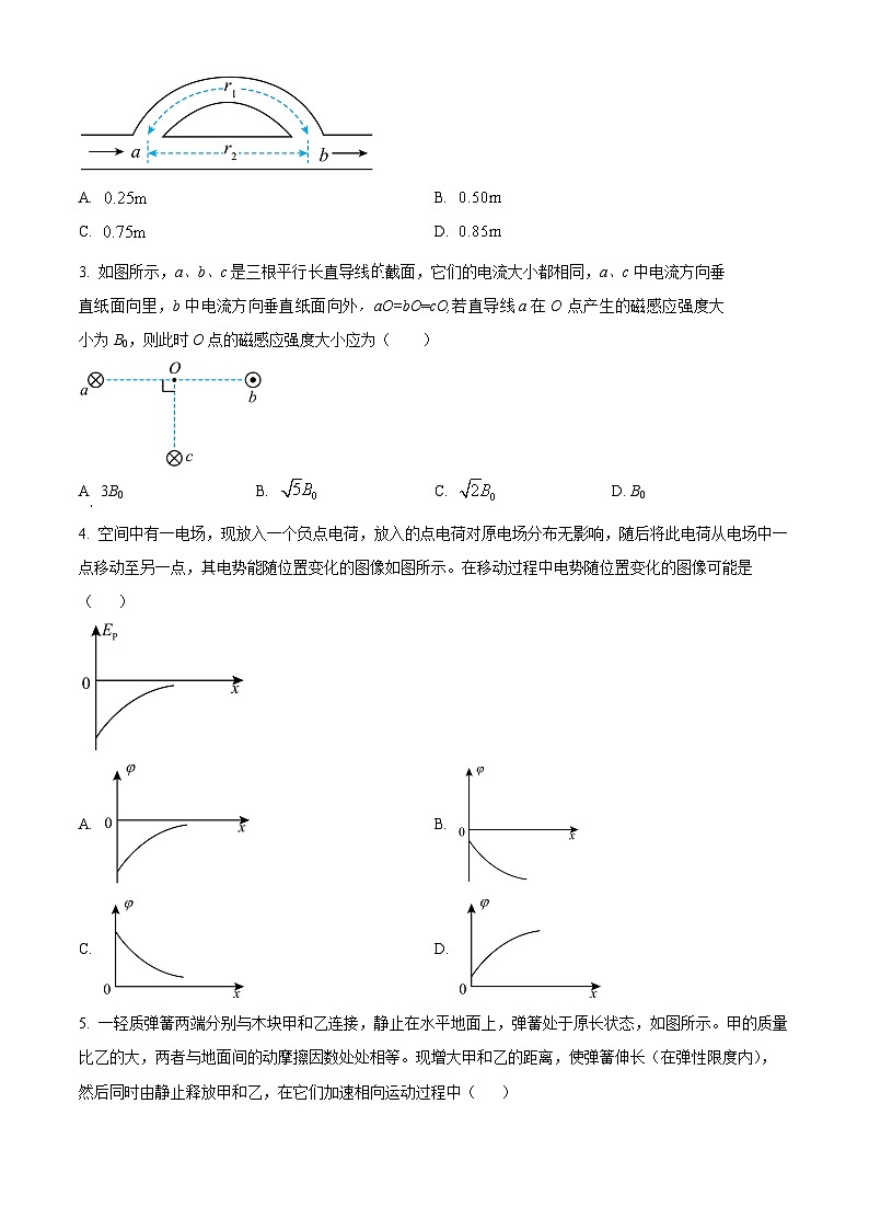 贵州省贵阳市2023-2024学年高三上学期开学考试物理试题  Word版无答案第2页