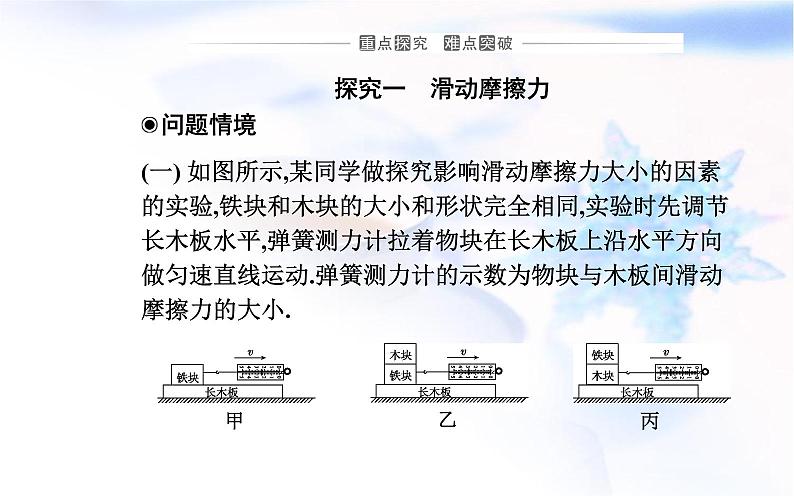 人教版高中物理必修第一册第三章3-2摩擦力课件08