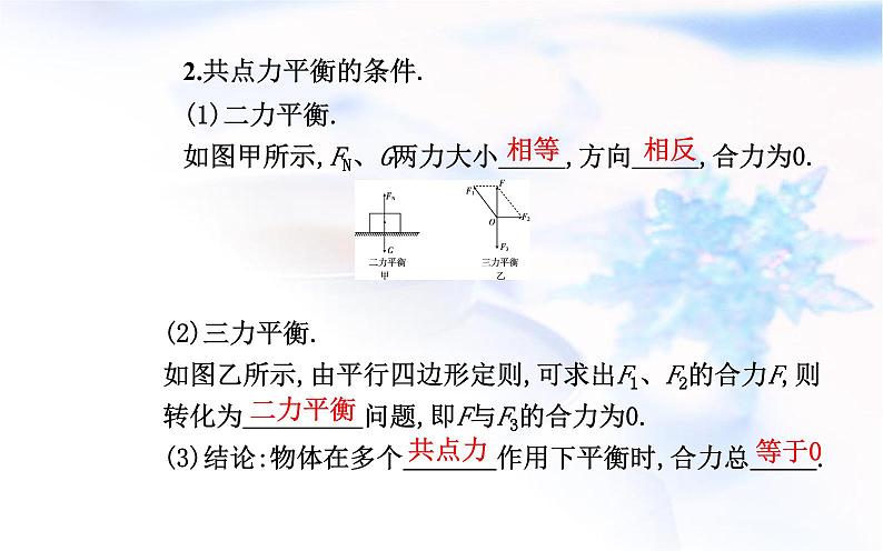 人教版高中物理必修第一册第三章3-5共点力的平衡课件第4页