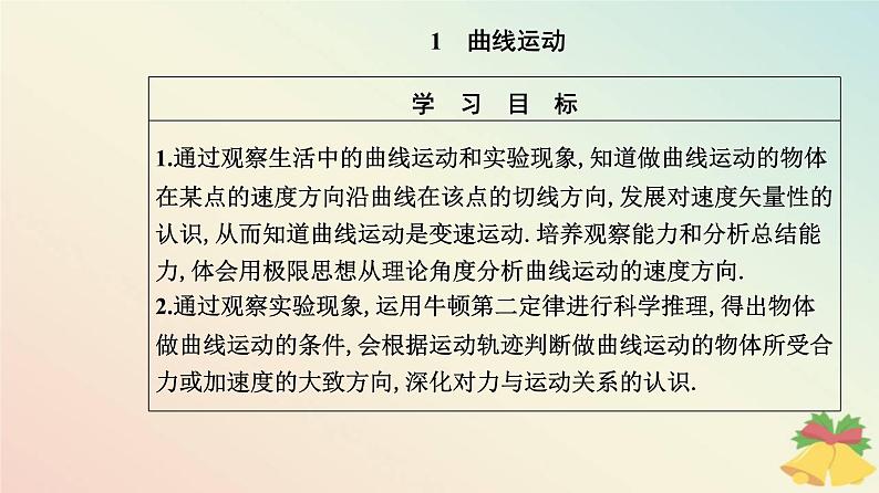 新教材2023高中物理第五章抛体运动5.1曲线运动课件新人教版必修第二册第2页