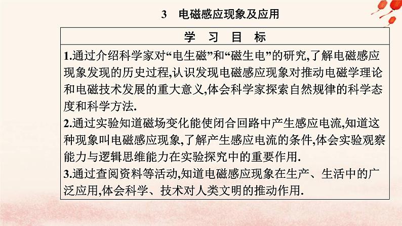 新教材2023高中物理第十三章电磁感应与电磁波初步13.3电磁感应现象及应用课件新人教版必修第三册第2页