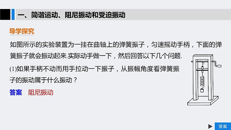 2.6 专题 外力作用下的振动 课件 -2022-2023学年高二上学期物理人教版（2019）08