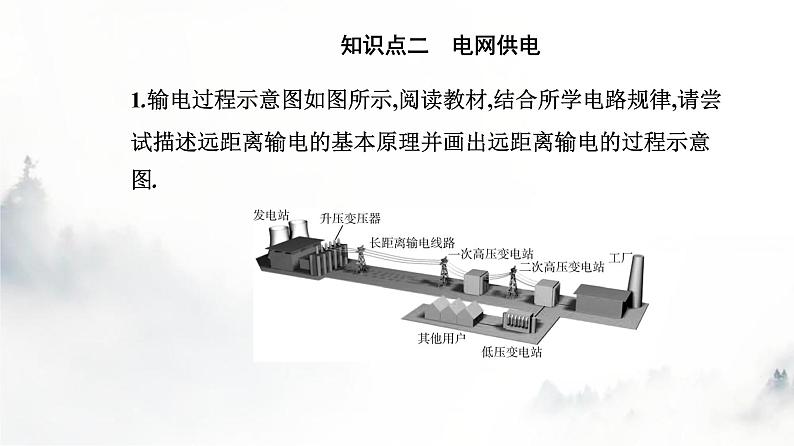 人教版高中物理选择性必修第二册第三章交变电流3-4电能的输送课件05