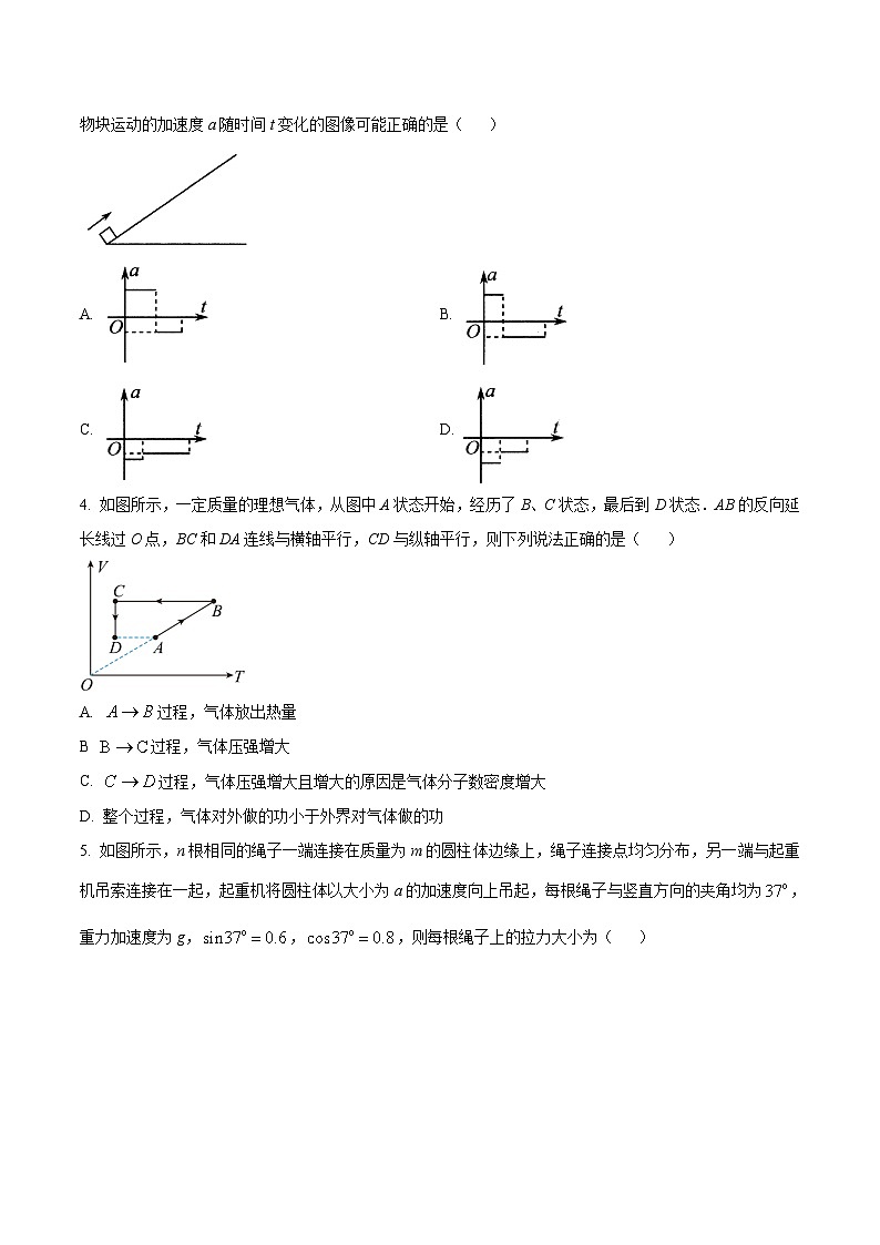 2024届辽宁省实验中学等名校高三上学期9月联考物理试题（Word版）第2页