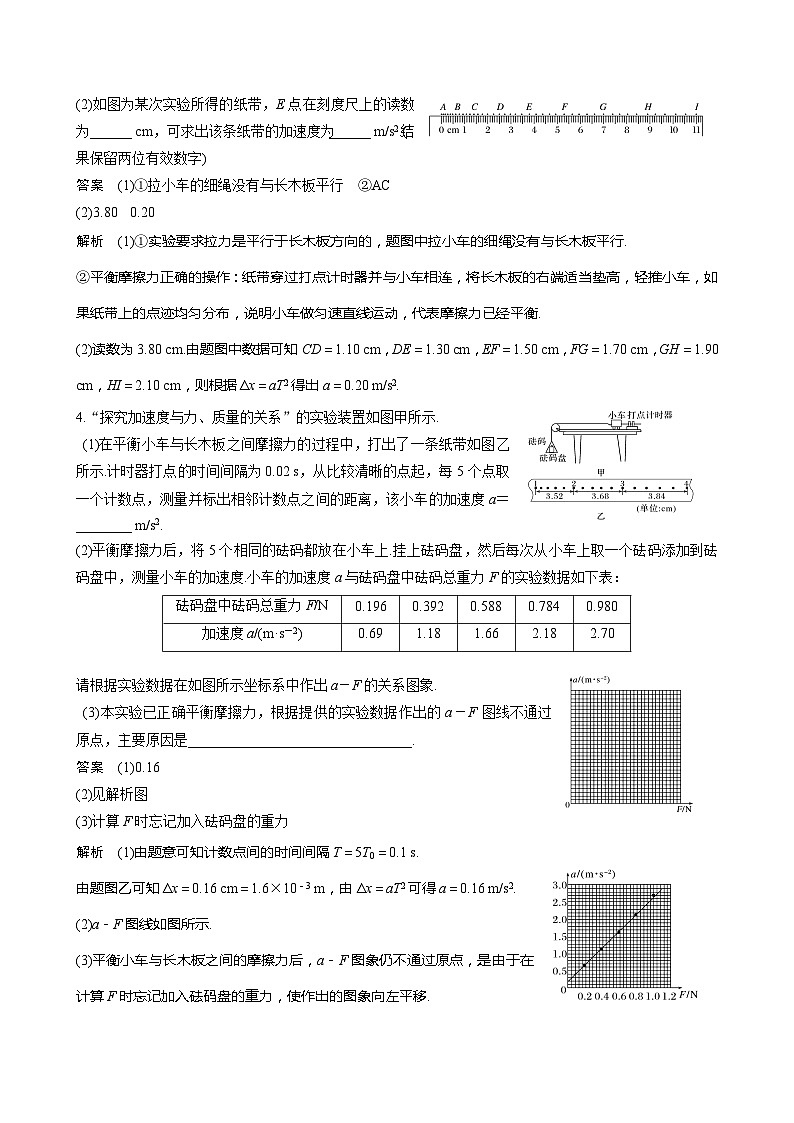 新教材 高中物理 必修一  4.2实验：探究加速度与力、质量的关系 课件+教案+练习(含答案)02