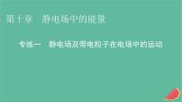 高中物理人教版 (2019)必修 第三册5 带电粒子在电场中的运动说课ppt课件