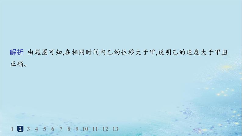 新教材2023_2024学年高中物理第2章匀变速直线运动习题课s_t图像与v_t图像的识别及应用分层作业课件鲁科版必修第一册04