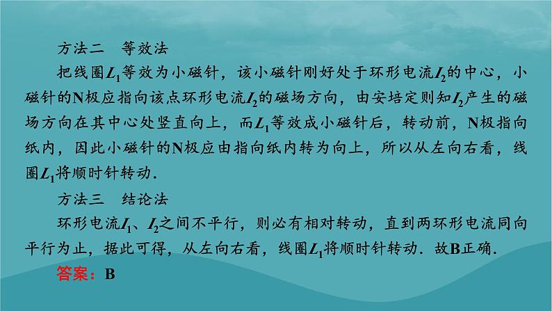 2023年新教材高中物理本章小结1第1章磁场课件粤教版选择性必修第二册08