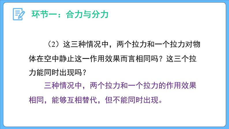 3.4 第1课时 探究力的合成和分解规律（课件）-2023-2024学年高一上学期物理人教版（2019）必修第一册第5页