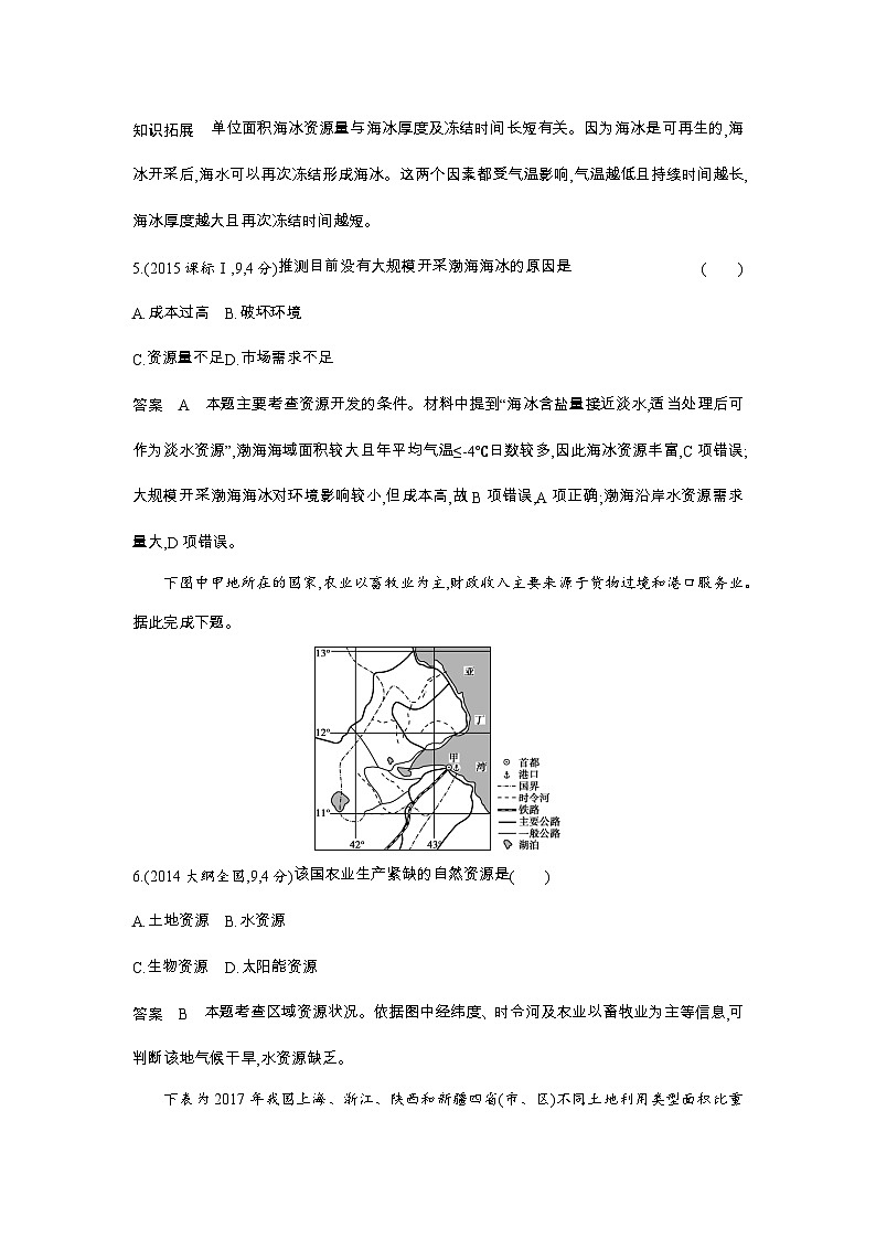 1_专题十六　资源与国家安全10年高考真题第3页