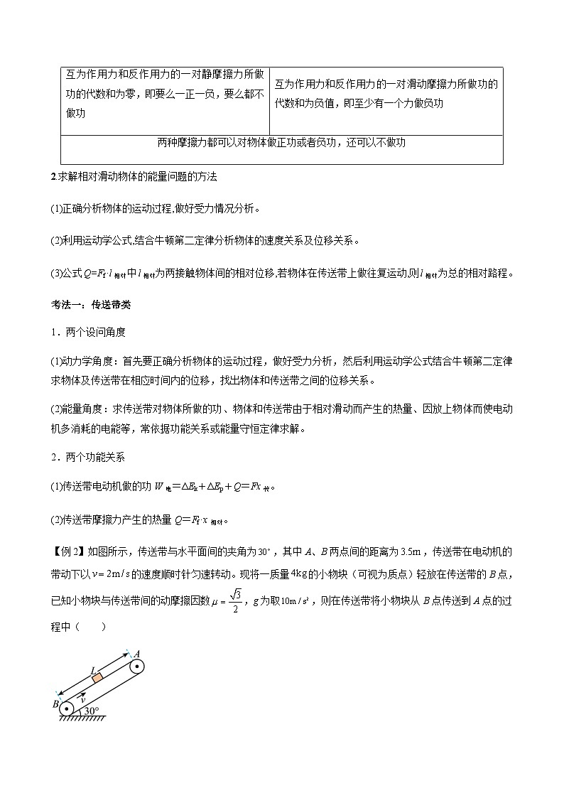 新高考物理一轮复习知识梳理+分层练习专题34 功能关系、能量守恒定律（含解析）03