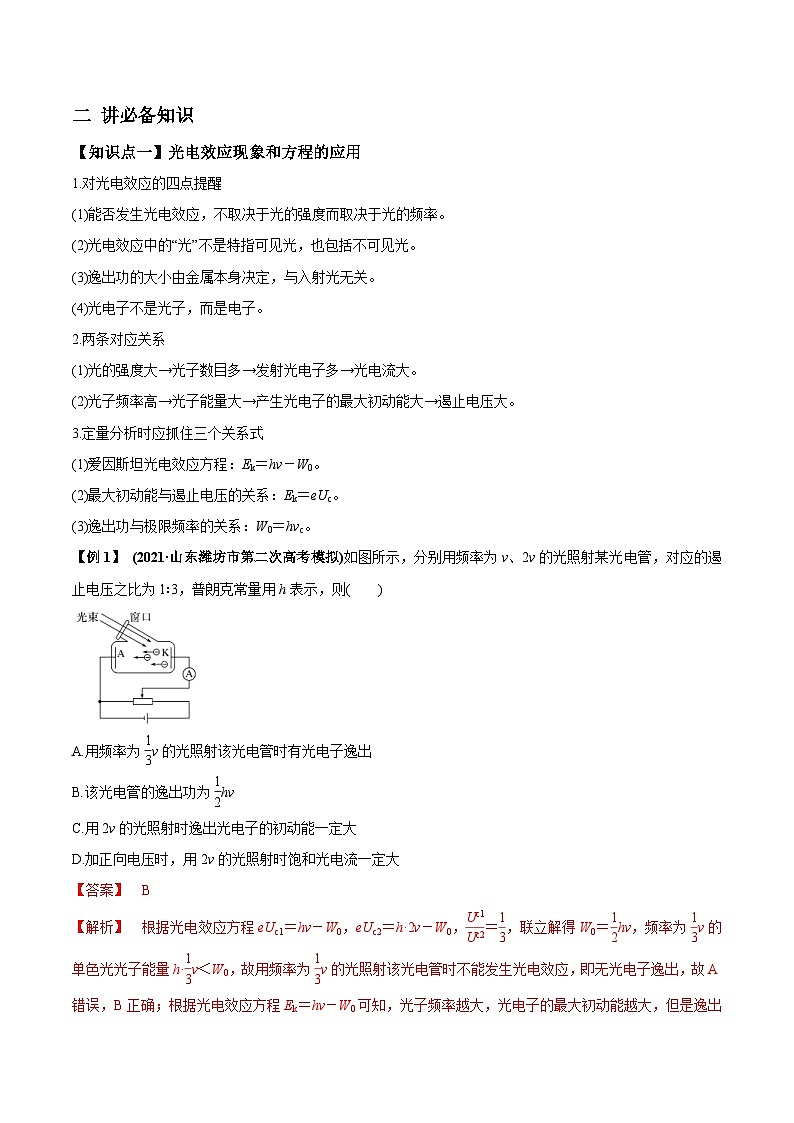 新高考物理一轮复习精练题专题16 近代物理初步（含解析）02