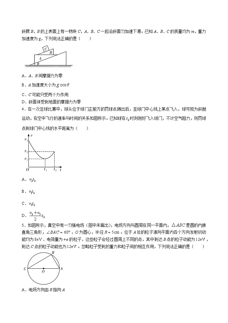 物理试题第2页