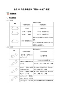 新高考物理一轮复习重难点练习难点06 传送带模型和“滑块—木板”模型（含解析）