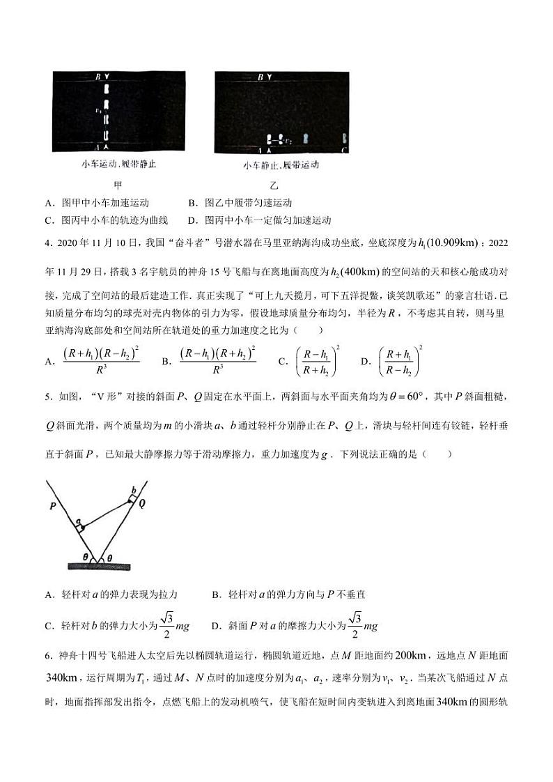 江西省稳派联考2023-2024学年高三上学期10月统一调研测试物理第2页